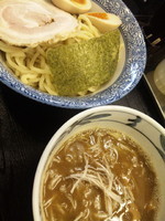 「味玉つけめん」@自家製太麺 元気屋の写真