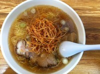 「ねぎラーメン（醤油味）　730円」@ら麺屋の写真