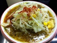 「ラーメン＋カレー（680円＋50円）」@らぁめん 元気の源の写真