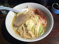 「味噌らぅめん(750円)」@極太野菜味噌〇助（MARUSUKE）の写真