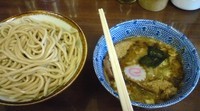 「つけ麺（750円）＋半肉盛り（150円）」@次念序の写真