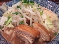 「ミニラーメン（ヤサイ普通・ニンニク）」@ラーメン燈郎の写真