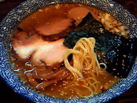 「百姓の塩らーめん 細麺 ￥730＋黒富士(味玉)￥120」@森やの写真