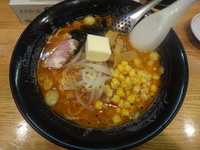 「辛みそバターコーン+餃子(700円+350円)」@麺勝の写真