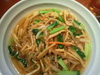 「ザーサイ豚肉細切り醤油麺 880円」@美味餐庁の写真