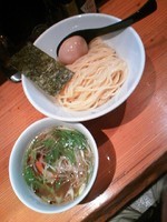 「塩つけ麺７００円+味玉(ｸｰﾎﾟﾝ)」@武将の写真