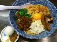 「肉味噌まぜそば ￥680」@つけ麺 弐☆゛屋の写真
