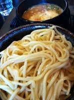 「新・黄金つけめん（800円→400円月曜半額デー）」@ゴル麺。 横浜2号店の写真