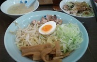 「油そばランチセット　(800円)」@銀座元楽の写真