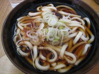 「かけうどん240円(回数券購入特典で無料)」@喜多そば 柏1号店の写真