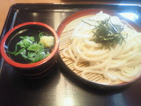 「ざるうどん(半玉大盛りサービス)(504円)」@自家製麺 穂の香 草加ヴァリエ店の写真