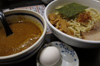 「本格カレーつけ麺(中)850円」@オリオン食堂の写真