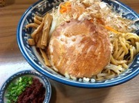 「エビ辛し汁なし中華そば 700円」@中華そば・つけそば 浜屋 我孫子店の写真