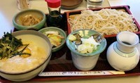 「もりセット（ミニとろろご飯）（800円）」@一茶庵 三山店の写真