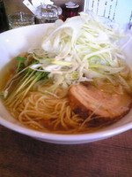 「葱煮干そば(大盛り＋半ライス）」@煮干しそば 虎空の写真