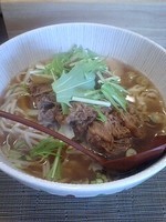 「肉そば（並）」@麺 ten しばふの写真