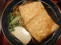 「きつねそば　「650円」」@手打ちそば やまびこの写真