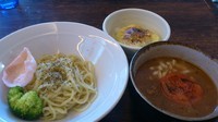 「【12月限定】トマトつけ麺」@伝家 志木店の写真
