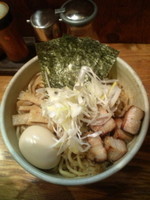 「特製煮干し汁なしそば（750円）」@らーめん 破顔の写真