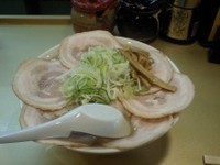 「みそチャーシューメン(1000円)+もちもち水餃子」@超ごってり麺 ごっつの写真