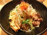 「まぜそば（とり）」@まぜそば専門店 かぐら 立川店の写真