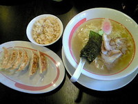 「塩らーめんミックスランチ　724円」@幸楽苑 伊那店の写真