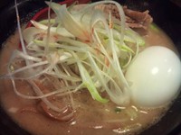 「味噌ラーメン＋半熟卵」@麺処 花田 上野店の写真