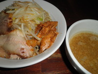 「じ郎ちゃーしゅー（つけめん）＆野菜増し　８５０円」@円熟屋 本店の写真