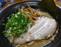 「煮干し豚骨醤油(太)」@麺屋信玄の写真