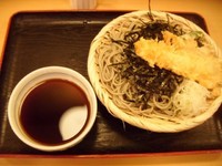 「いか天ざる　450円」@越後十日町そばと地酒の店 がんぎ 三田店の写真