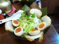 「鋼　スペシャル　（黒マー油）」@とんこつらーめん つけめん 鋼 HAGANEの写真