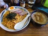 「特製辛海老つけめん」@らーめん がんちゃの写真