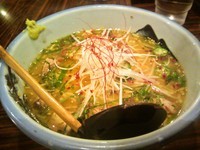 「冬の味噌らーめん」@AFURI 原宿店の写真