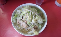 「ラーメン　豚　ヤサイ」@ラーメン二郎 三田本店の写真
