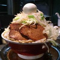 「横綱 大ラーメン（600ｇ） 800円 + 野菜増し 0円」@麺屋 婆娑羅の写真