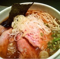 「鶏油塩(中太麺)+チャーシュー２枚(730円+200円)」@喜乃壺の写真