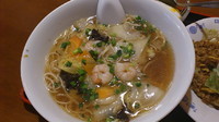 「芝海老湯麺セット￥600」@晴晴居酒屋の写真
