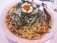 「玉子めんカレーチーズ味・中盛（太麺）￥750」@龍神の写真