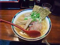 「鶏三昧（皮付炙り鶏肉3個・味玉）1000円」@らぁめん 葉月の写真