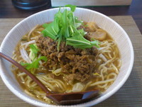 「肉そば 大（300g）　800円」@麺 ten しばふの写真