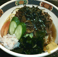 「焼肉入り冷し中華」@江帽子の写真