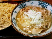 「Ｗ肉つけ麺　830円（クーポン使用で630円）」@壱鵠堂 環八糀谷店の写真