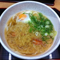 「スタミナうどん（￥380）」@阪急そば 十三店の写真