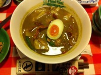 「グリーンカレーラーメン※センレック(中細米麺)」@グリーンパッタイ 大崎店の写真