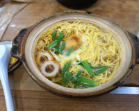 「なべ焼ラーメン（普）￥525+ごはん（小）￥105」@橋本食堂の写真