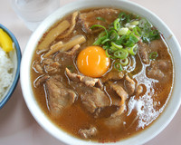 「中華そば肉入中盛￥600+ライス￥150+生玉子（ヨード卵）」@中華そば いのたに 本店の写真