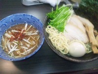 「つけ麺（中）￥850・味玉￥100」@ラーメンつけ麺 奔放の写真