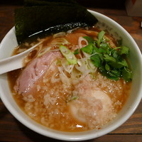 「ワハハ煮干特製そば（背脂普通）　900円」@中華そば ムタヒロの写真