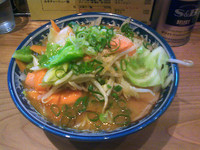 「野菜みそラー麺(850円)+半ライス(100円)」@ラー麺 鎌倉家の写真