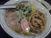 「中華そば+本日のおにぎり」@中華そば 清水の写真